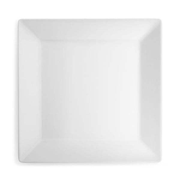 Diamond White Melamine Square Dinner Plate