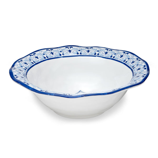 Talavera in Azul Blue Melamine Serving Bowl