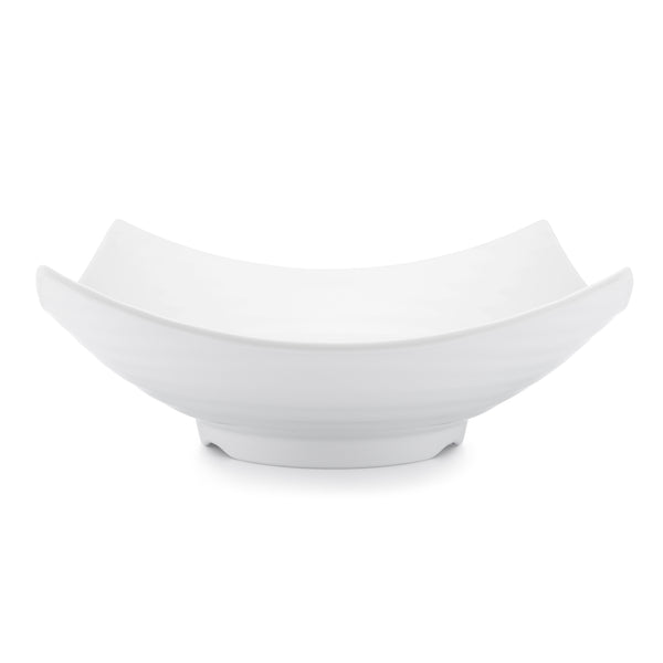 Zen White Melamine Serving Bowl