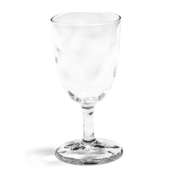 Ruffle Clear Tritan Acrylic Wine Glass