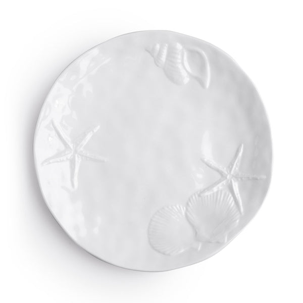 Captiva Sea Life White Melamine Dinner Plate