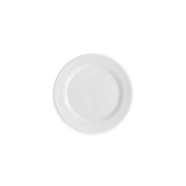 Diamond White Melamine Round Canape Plate