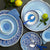 Heritage Blue Melamine Canape Plate