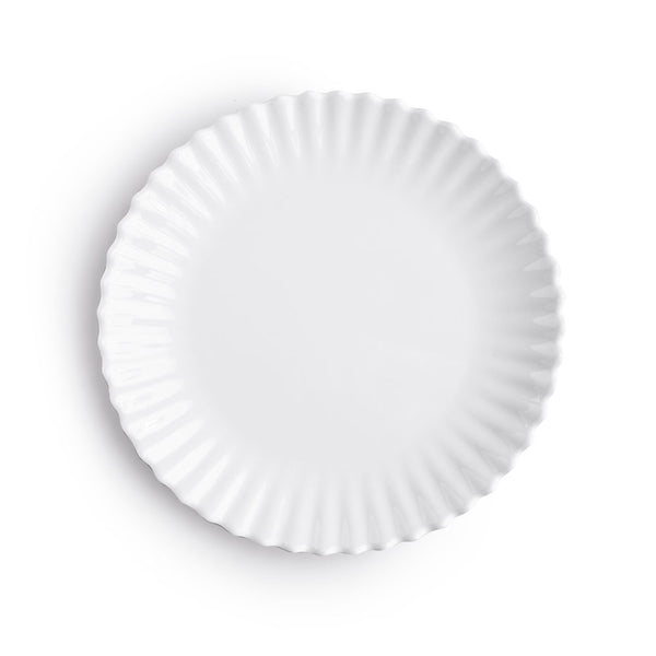 Patio Luxe Lightweight White Salad Plate