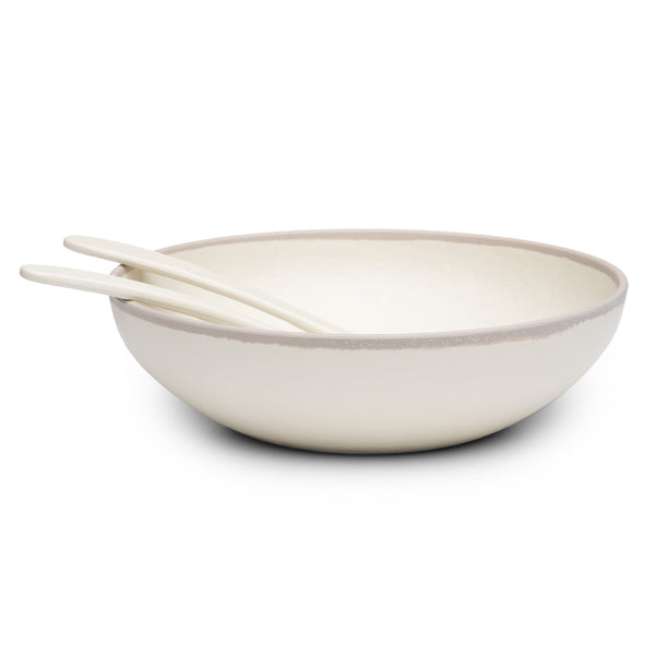 Potter Stone Gray Melaboo™ 2pc Salad Serving Set