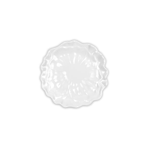 Peony White Melamine Canape Plate