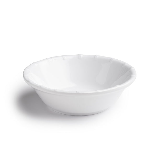 Zen Bamboo White Melamine Personal Bowl