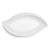 Large Petal White Melamine Serving Platter