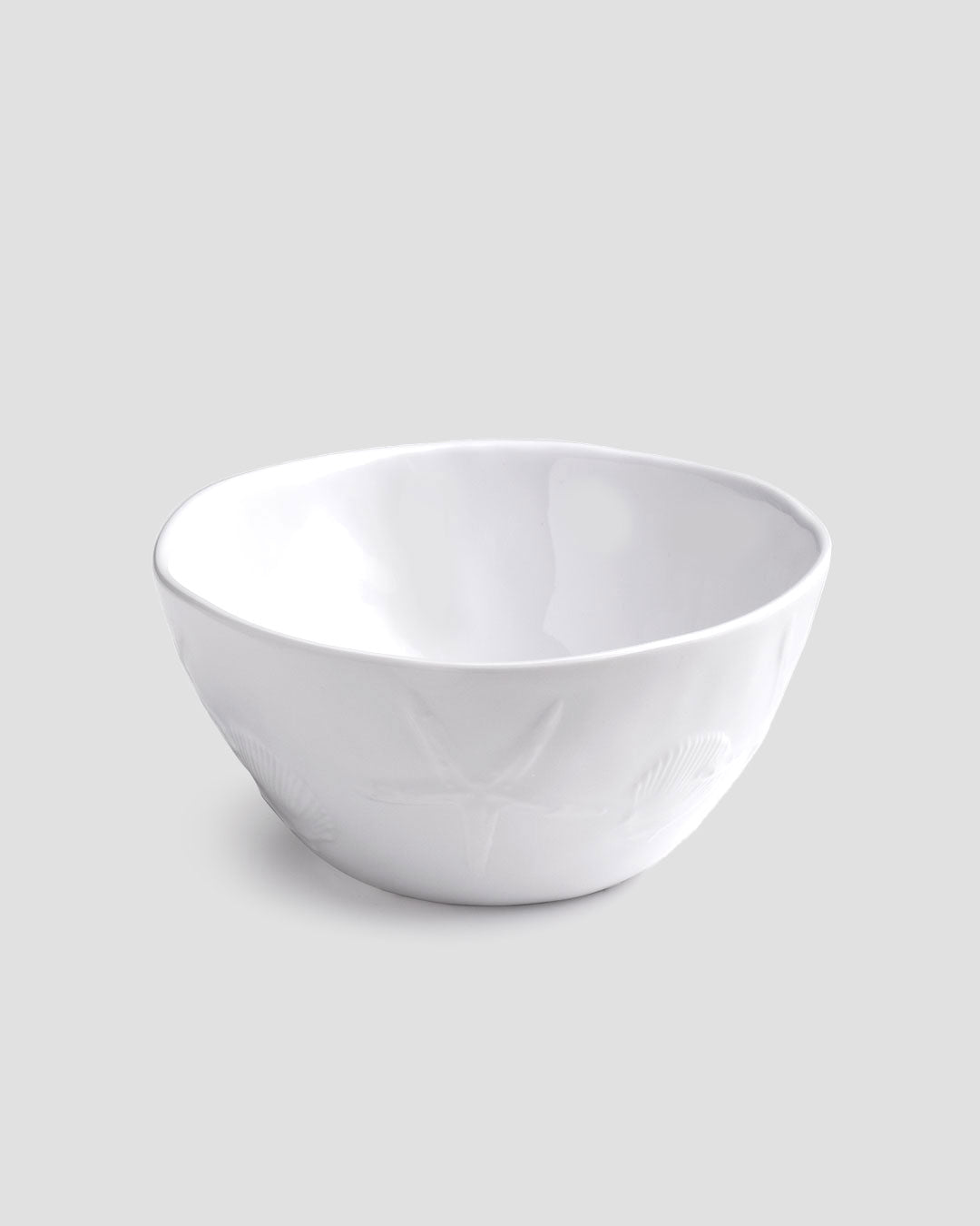 Captiva Sea Life White Melamine Personal Bowl