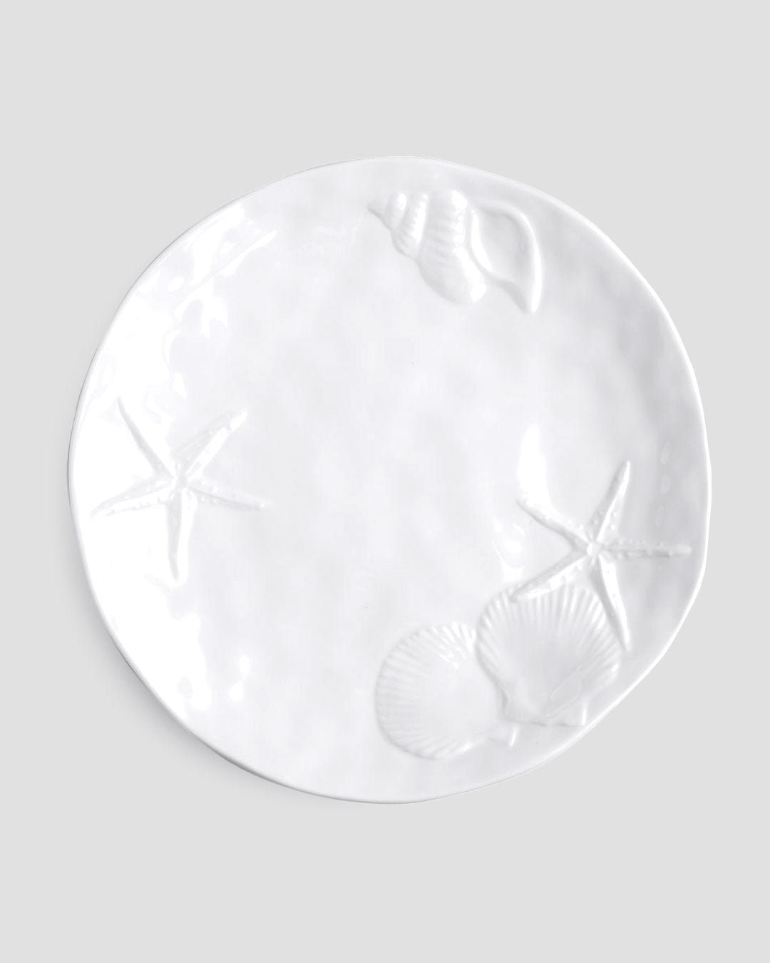 Captiva Sea Life White Melamine Dinner Plate