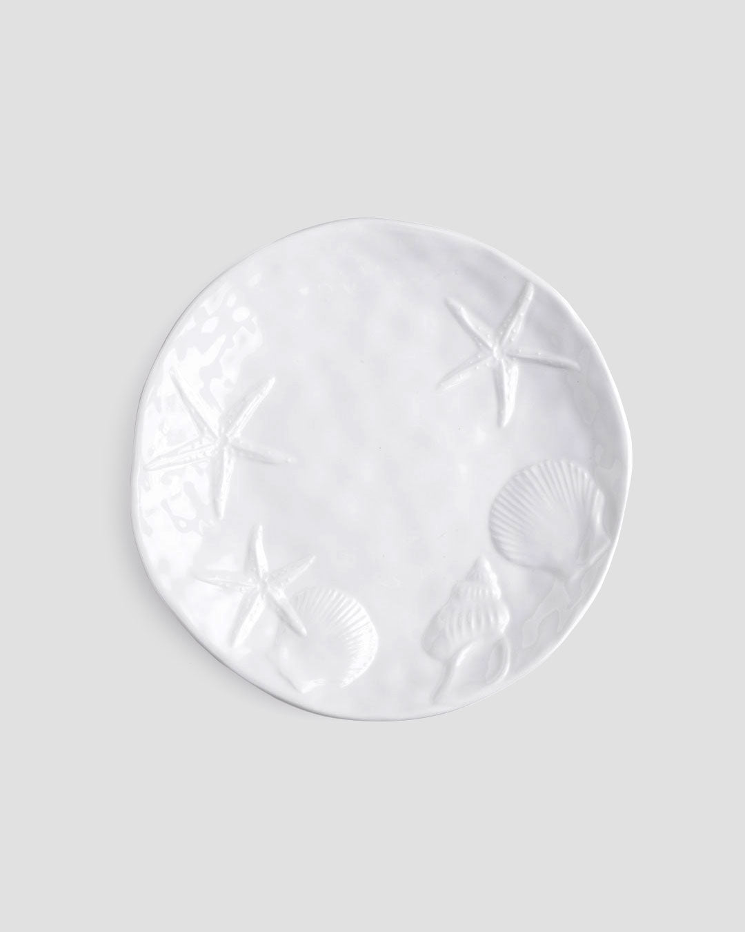 Captiva Sea Life White Melamine Salad Plate