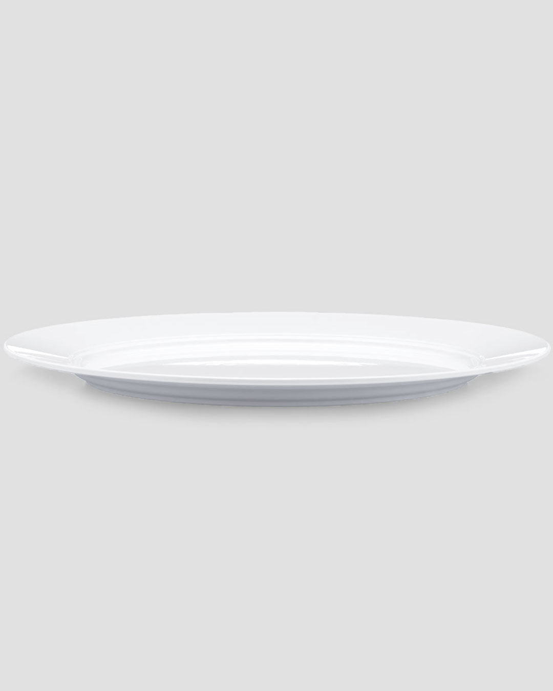 Diamond White Melamine Oval Turkey Platter