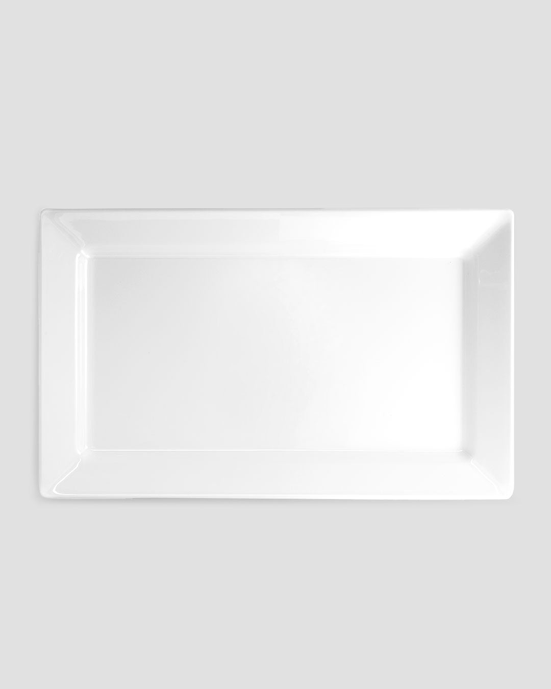 Diamond White Melamine Rectangle Large Platter