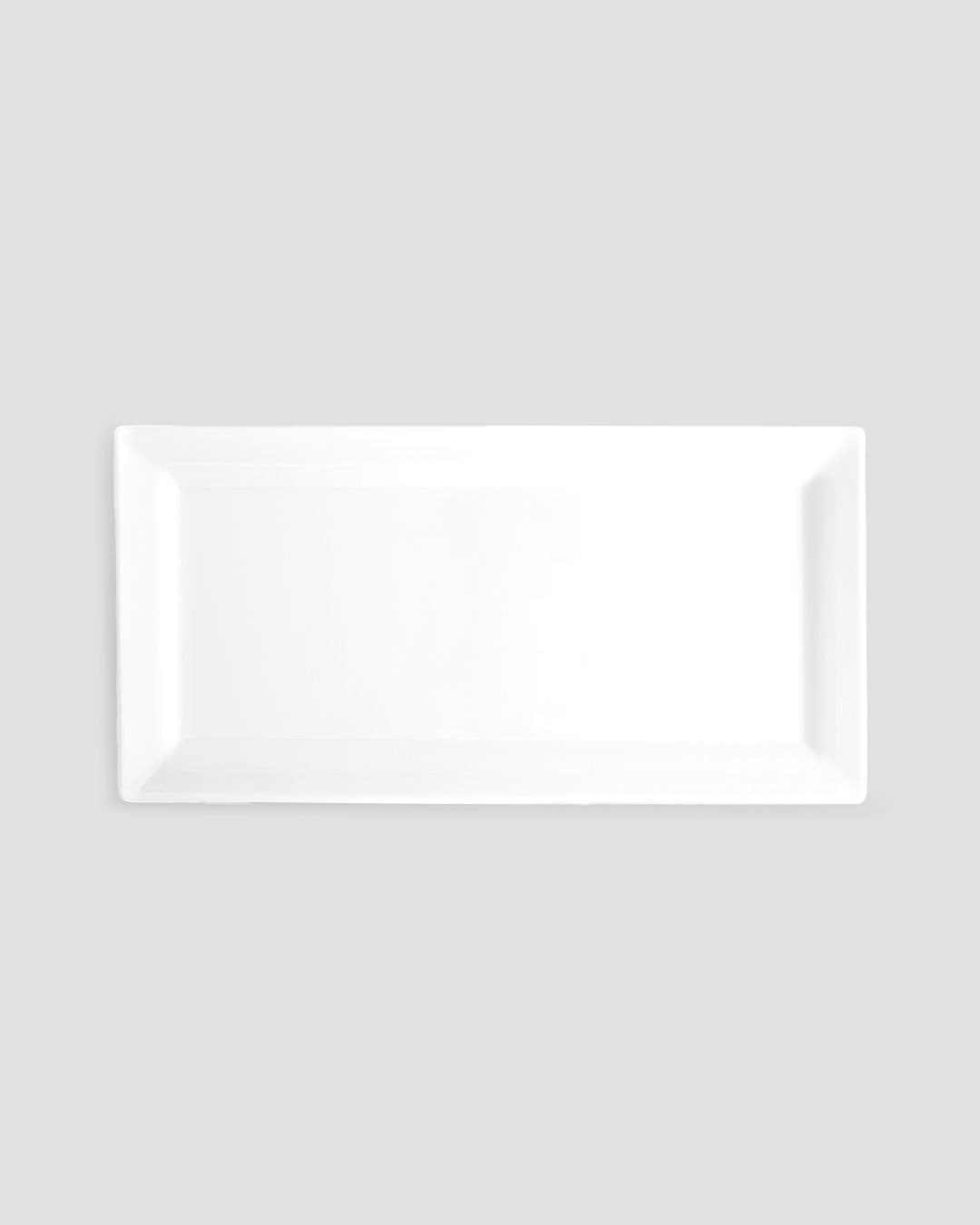 Diamond White Melamine Rectangle Small Platter
