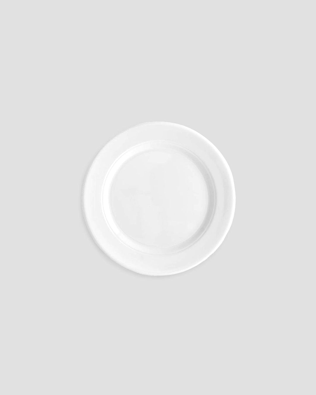 Diamond White Melamine Round Canape Plate