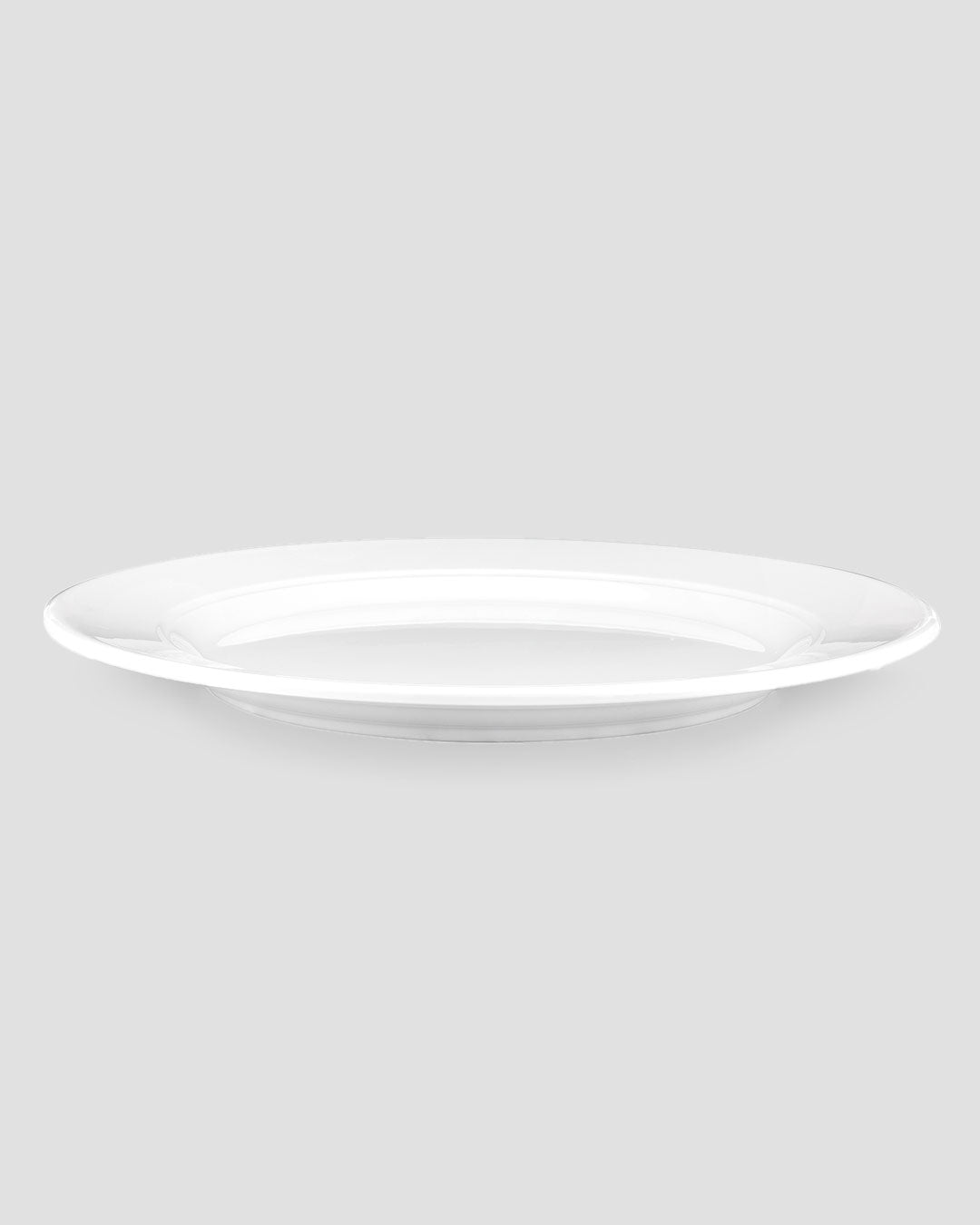 Diamond White Melamine Round Dinner Plate