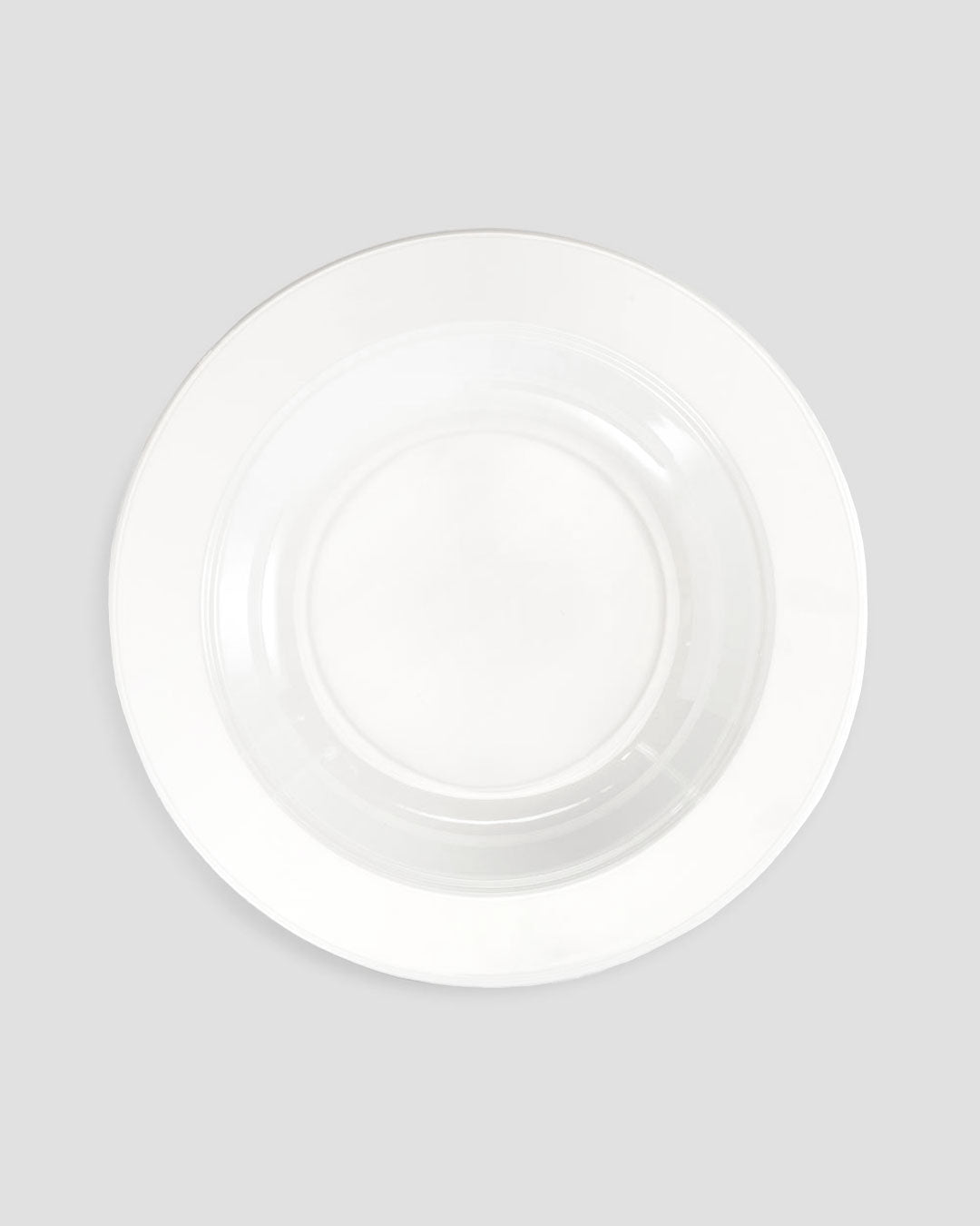 Diamond White Melamine Round Pasta Bowl