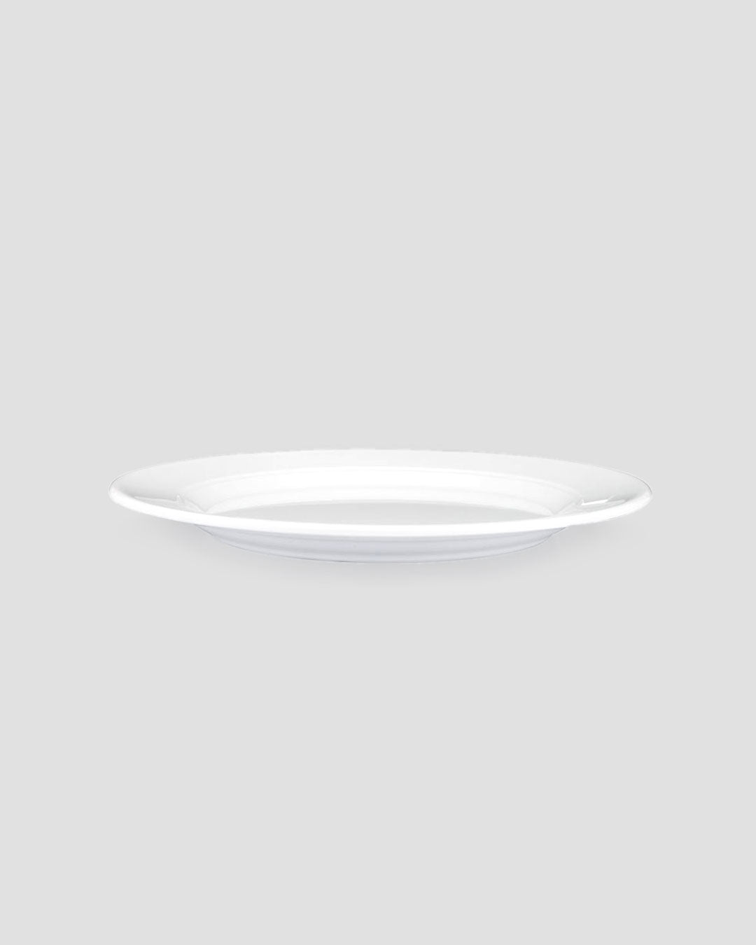 Diamond White Melamine Round Salad Plate