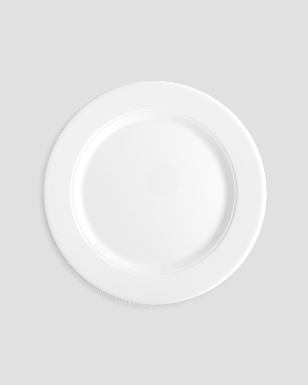 Diamond White Melamine Round Salad Plate