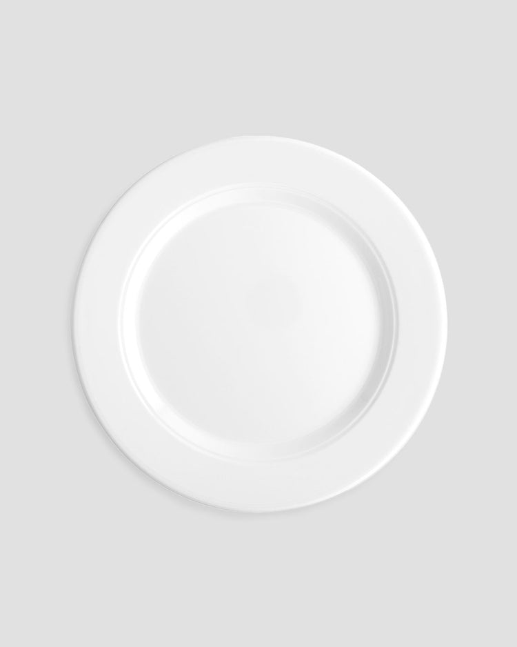 Diamond White Melamine Round Salad Plate