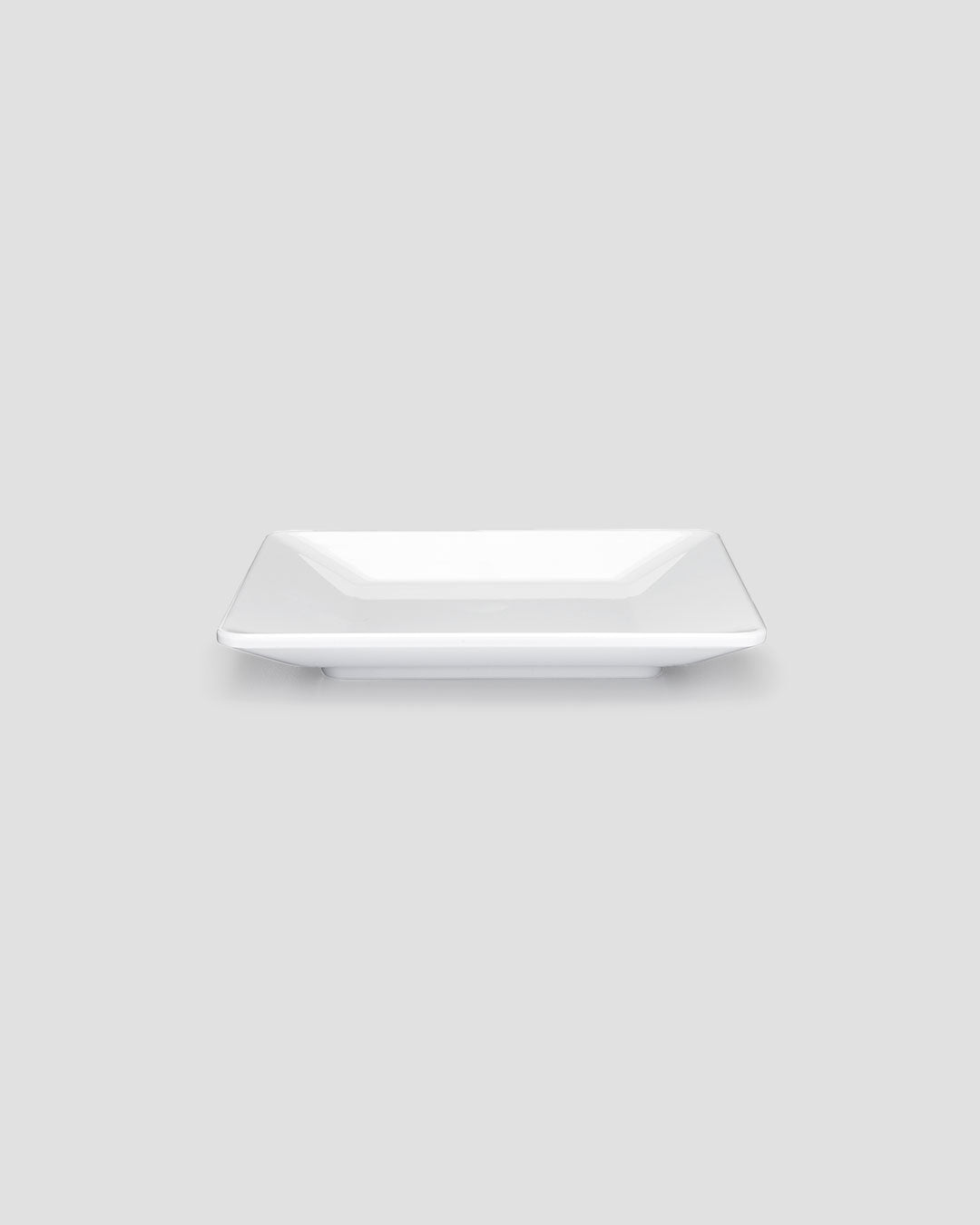 Diamond White Melamine Square Canape Plate