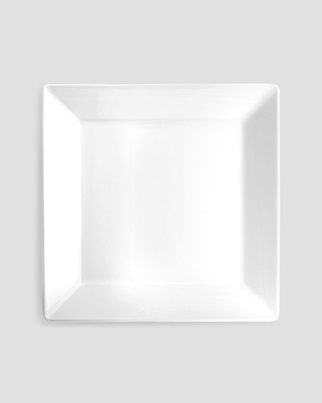 Diamond White Melamine Square Dinner Plate