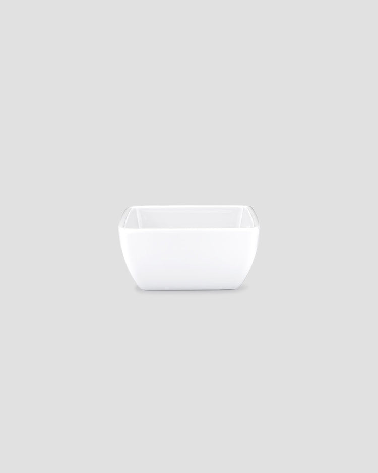 Diamond White Melamine Square Dip Bowl