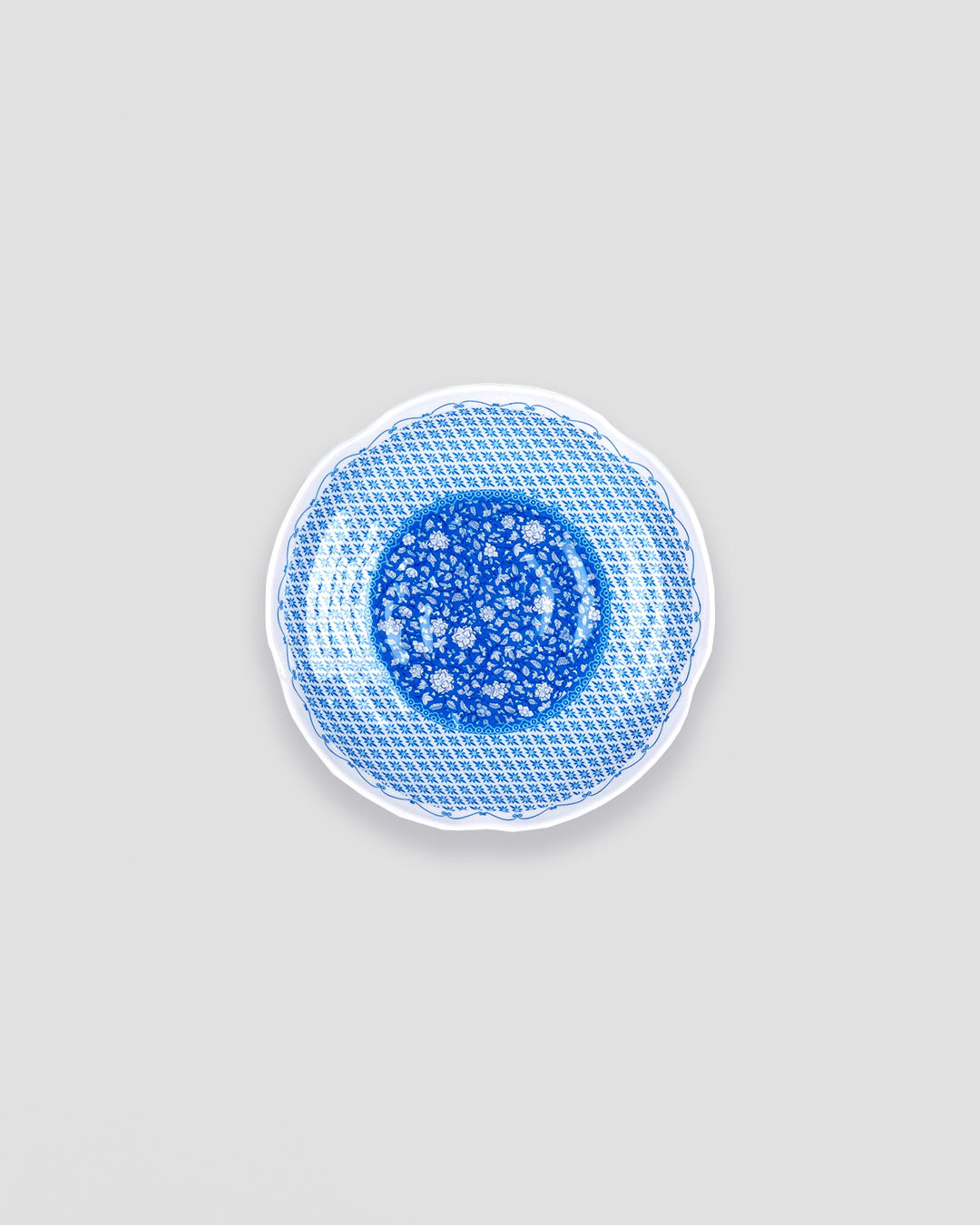 Heritage Blue Melamine Canape Plate