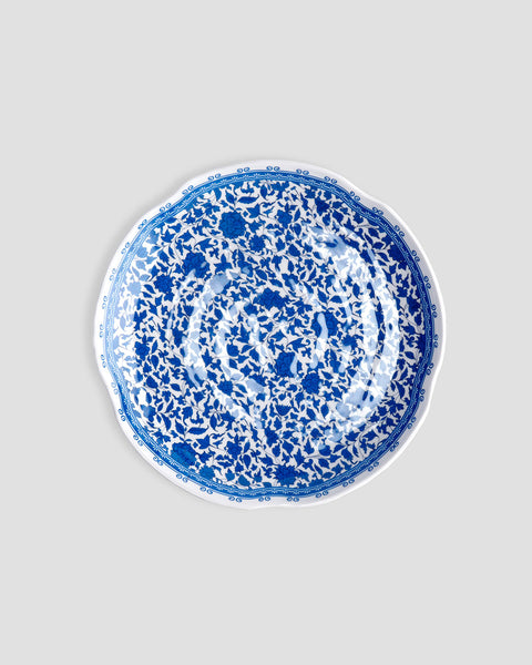 Assiette à Salade Precidio – Mélamine, Motif Tournesol Bleu, 7 3/4 Pouces