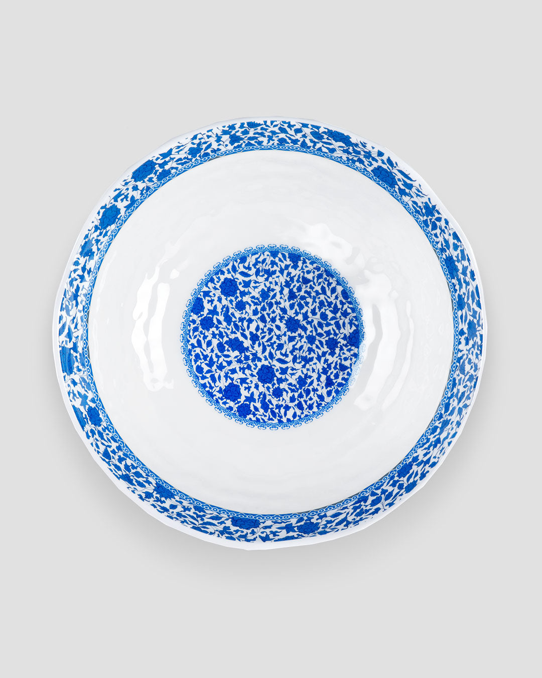 Heritage Blue Melamine Serving Bowl