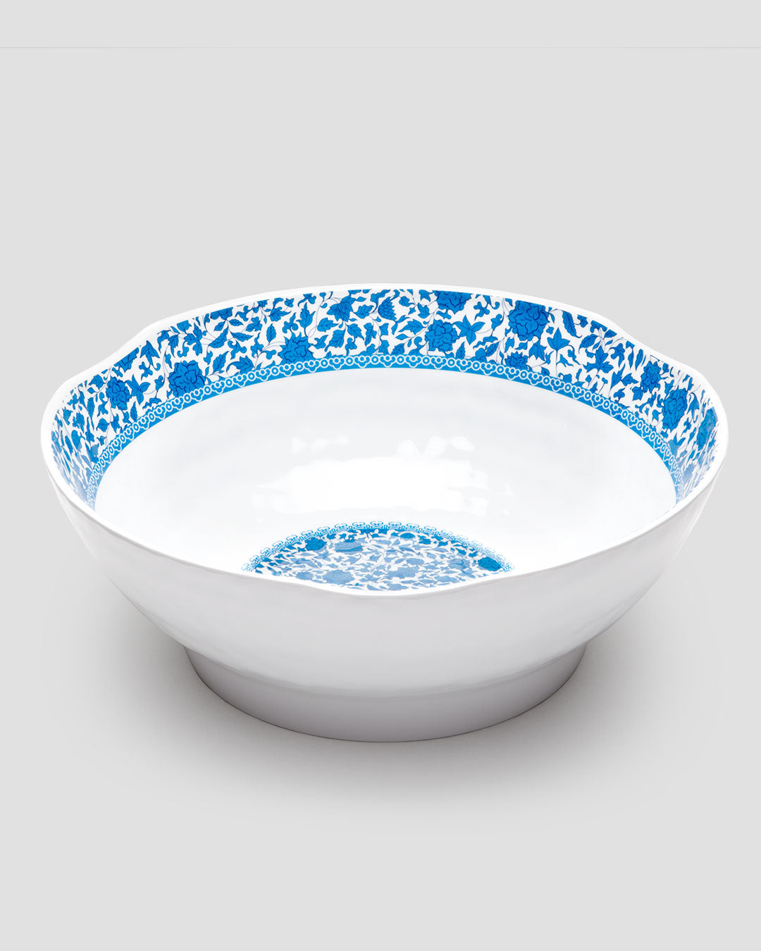 Heritage Blue Melamine Serving Bowl