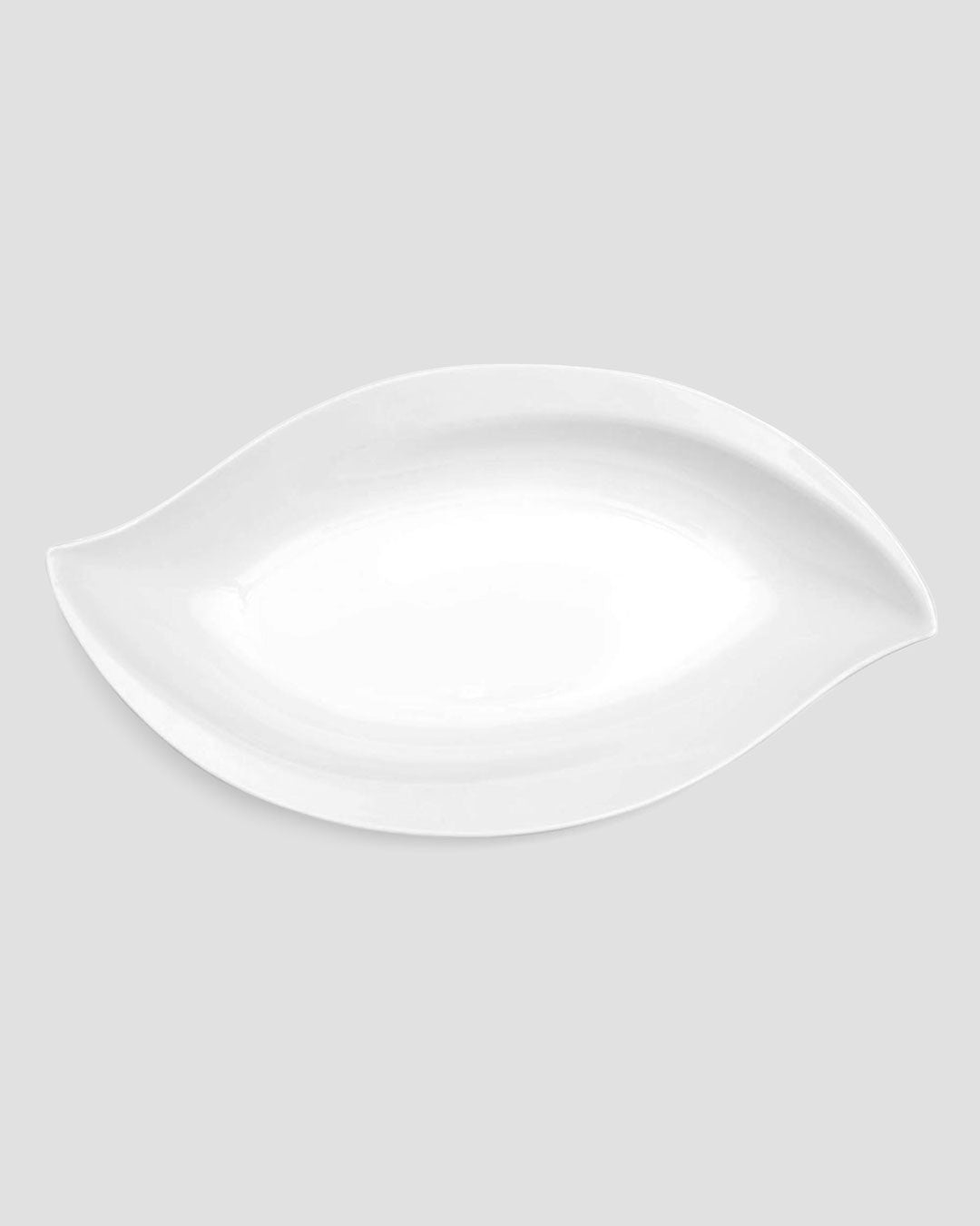 Large Petal White Melamine Serving Platter