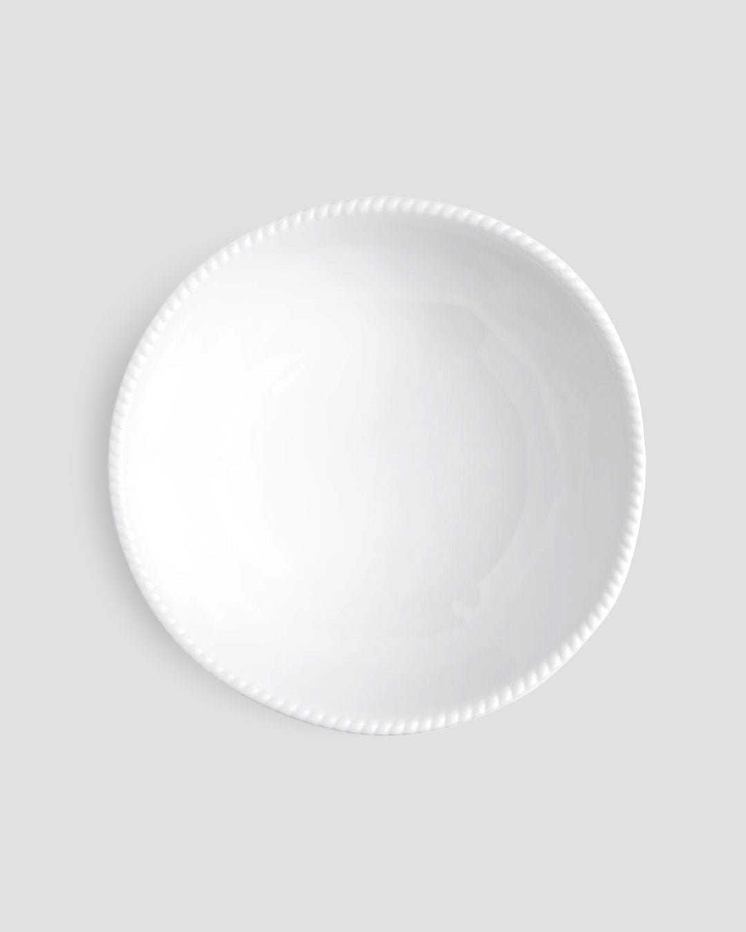 Nautical White Melamine Personal Bowl