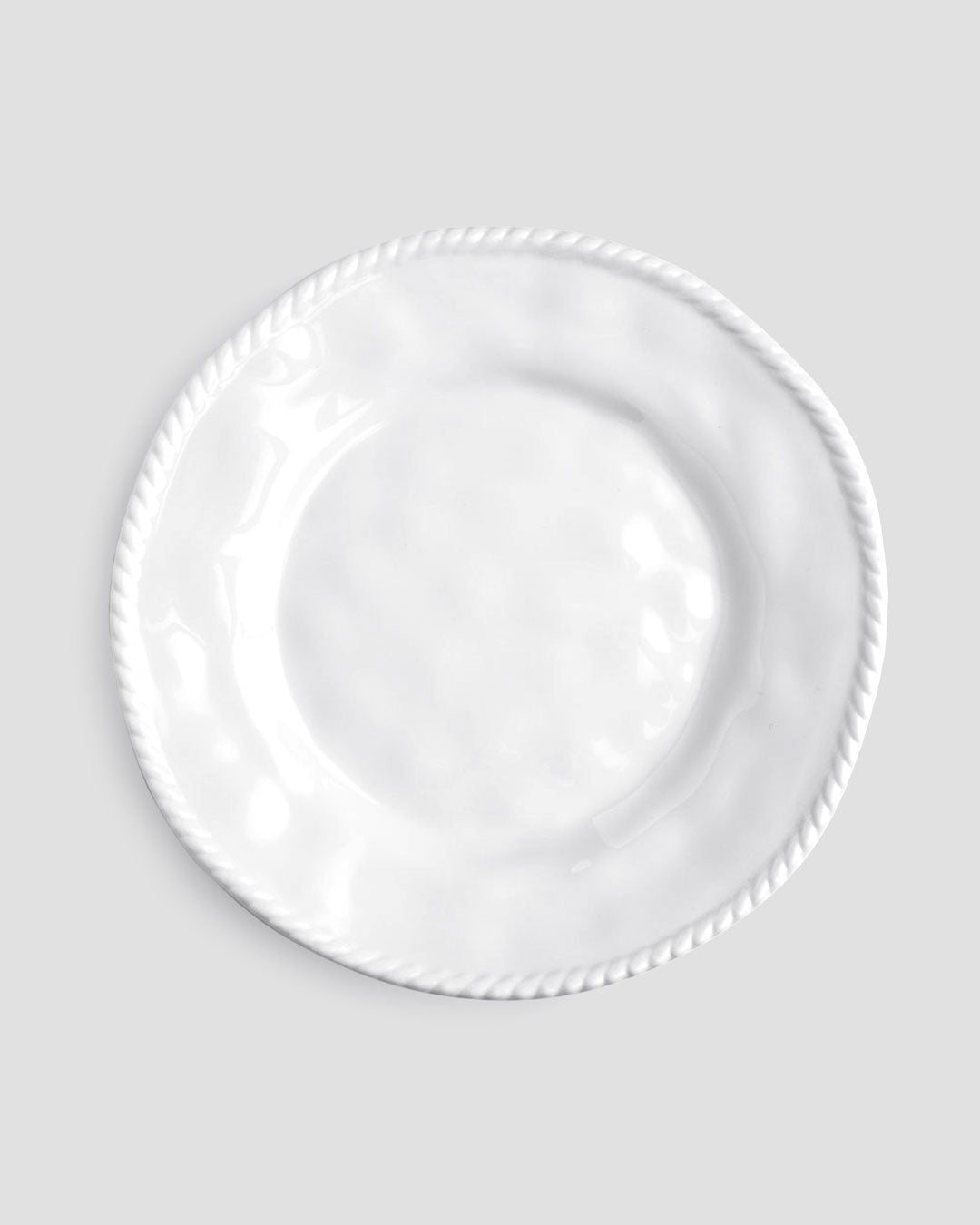 Nautical White Melamine Salad Plate