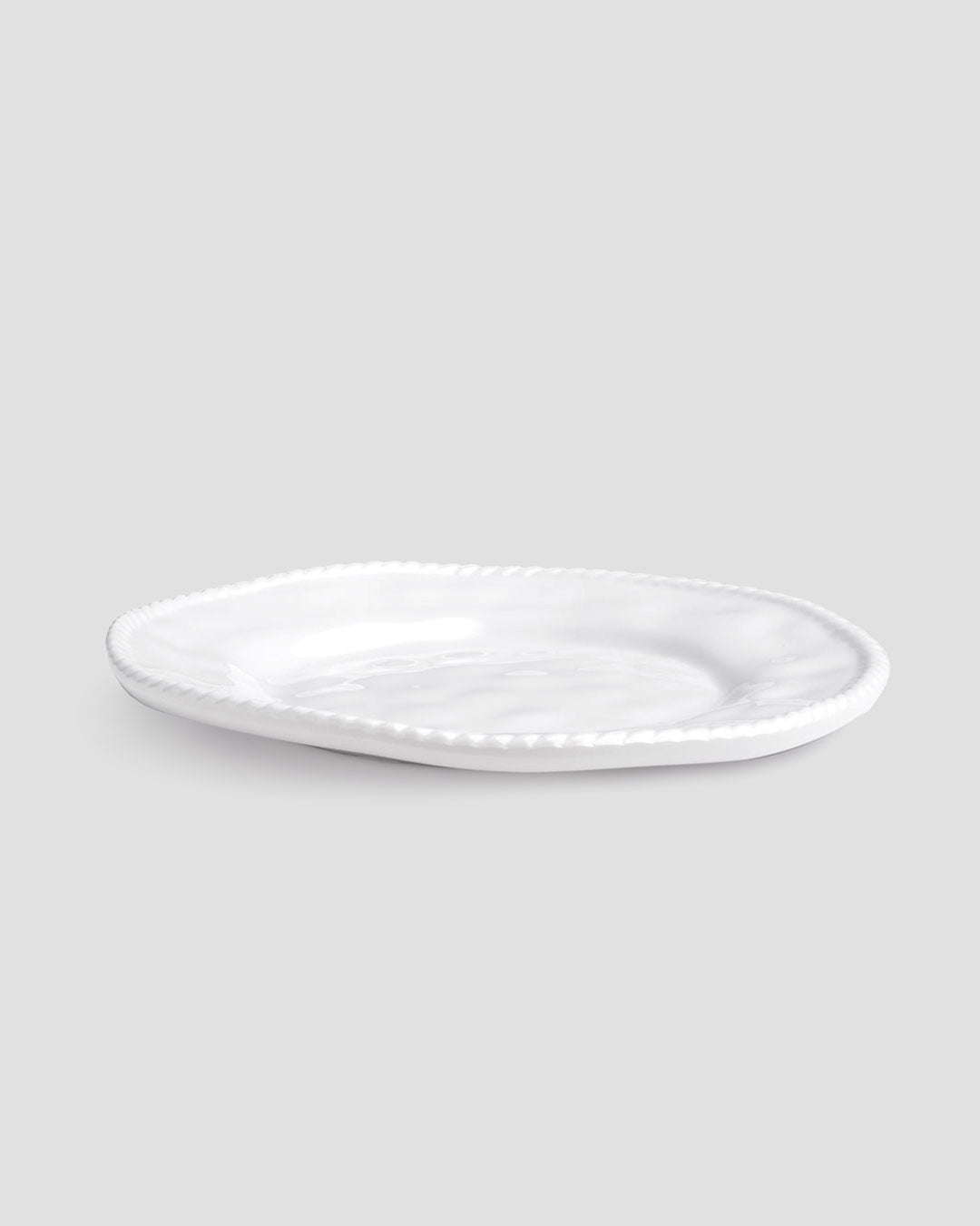 Nautical White Melamine Salad Plate