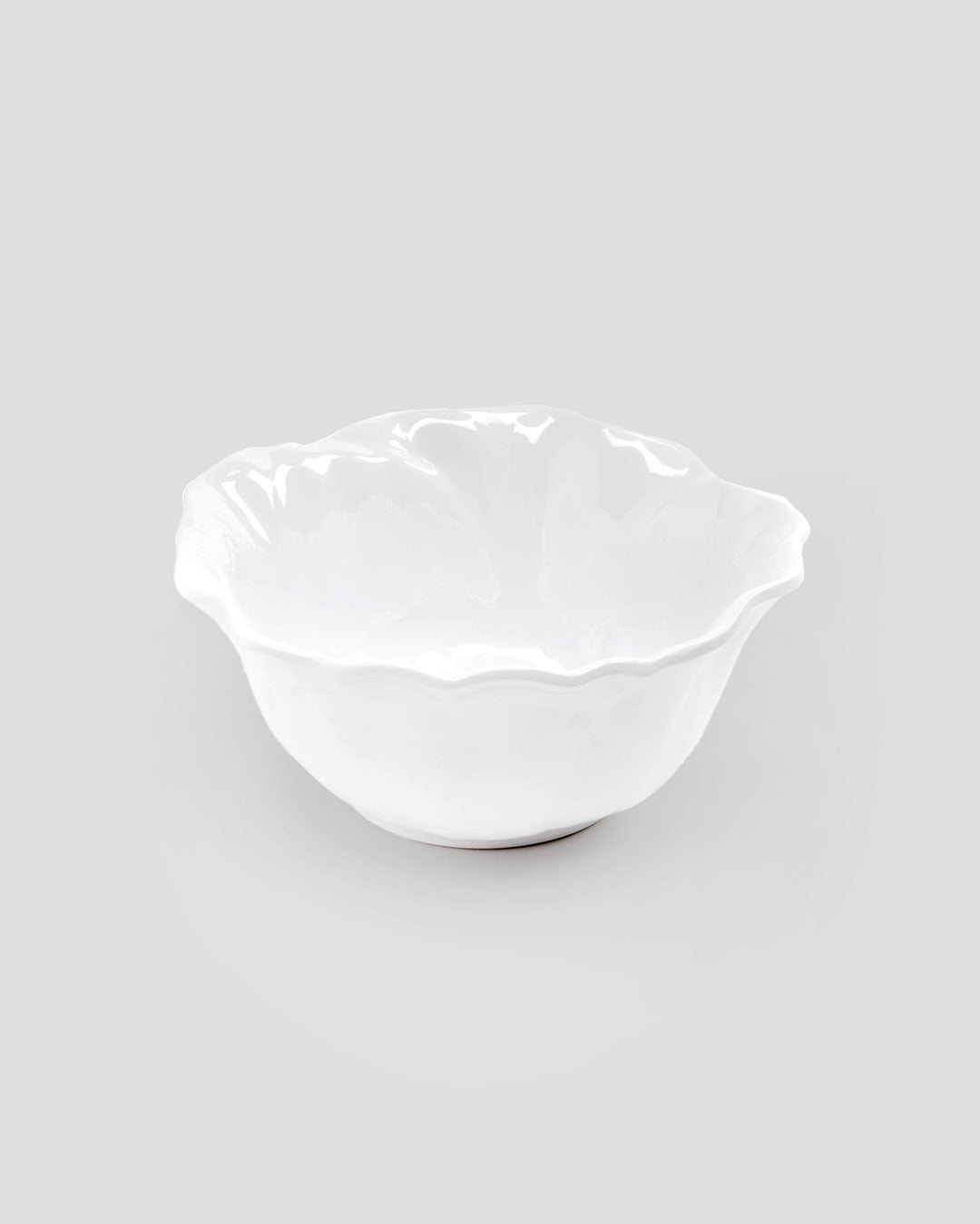 Peony White Melamine Cereal Bowl