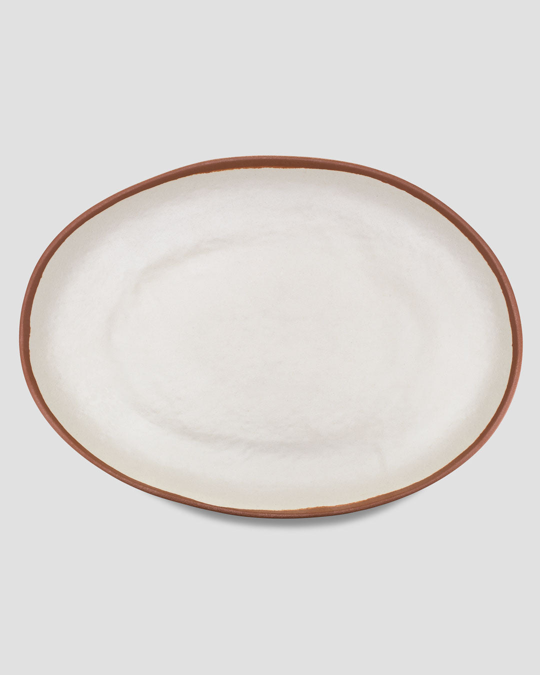 Potter Terracotta Brown Melaboo™ Oval Platter