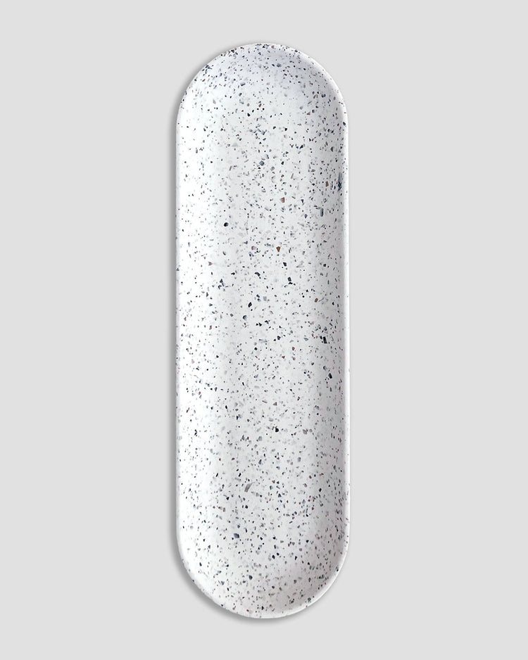 Potter Terrazzo Recycled Melamine Long Oval Platter