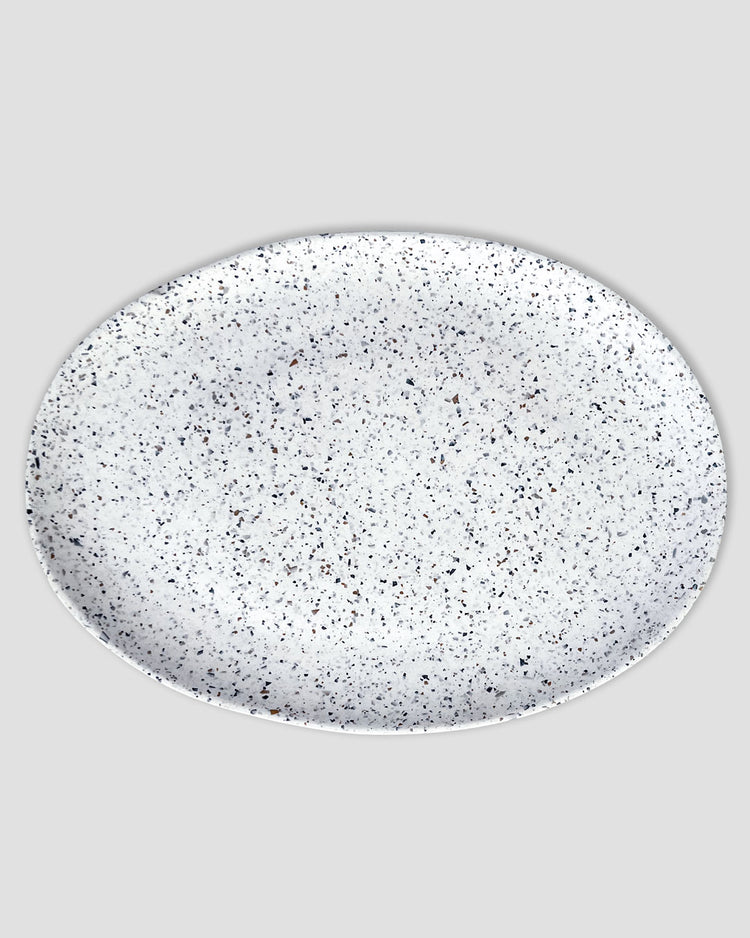 Potter Terrazzo Recycled Melamine Oval Platter