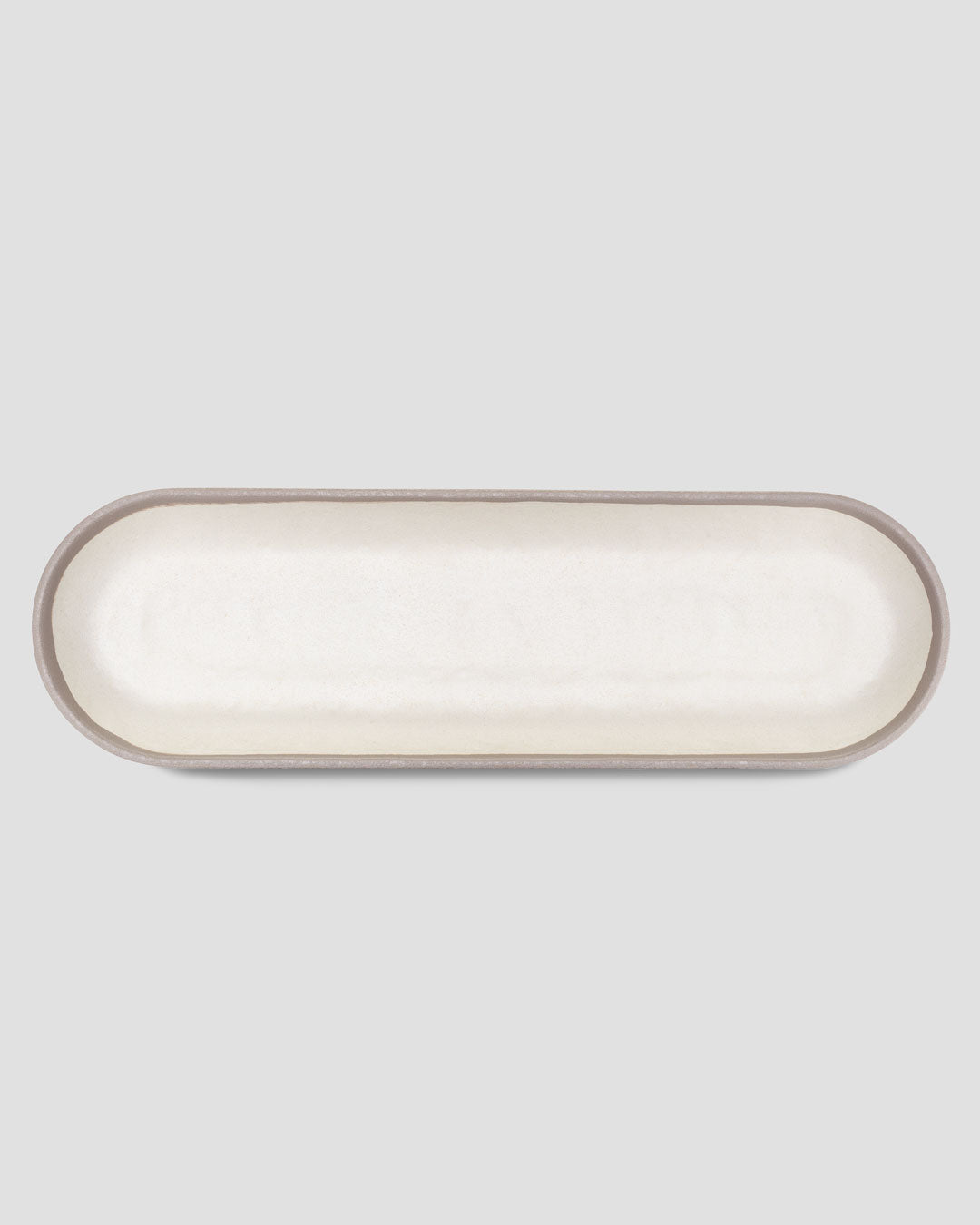 Potter Stone Gray Melaboo™ Long Oval Platter