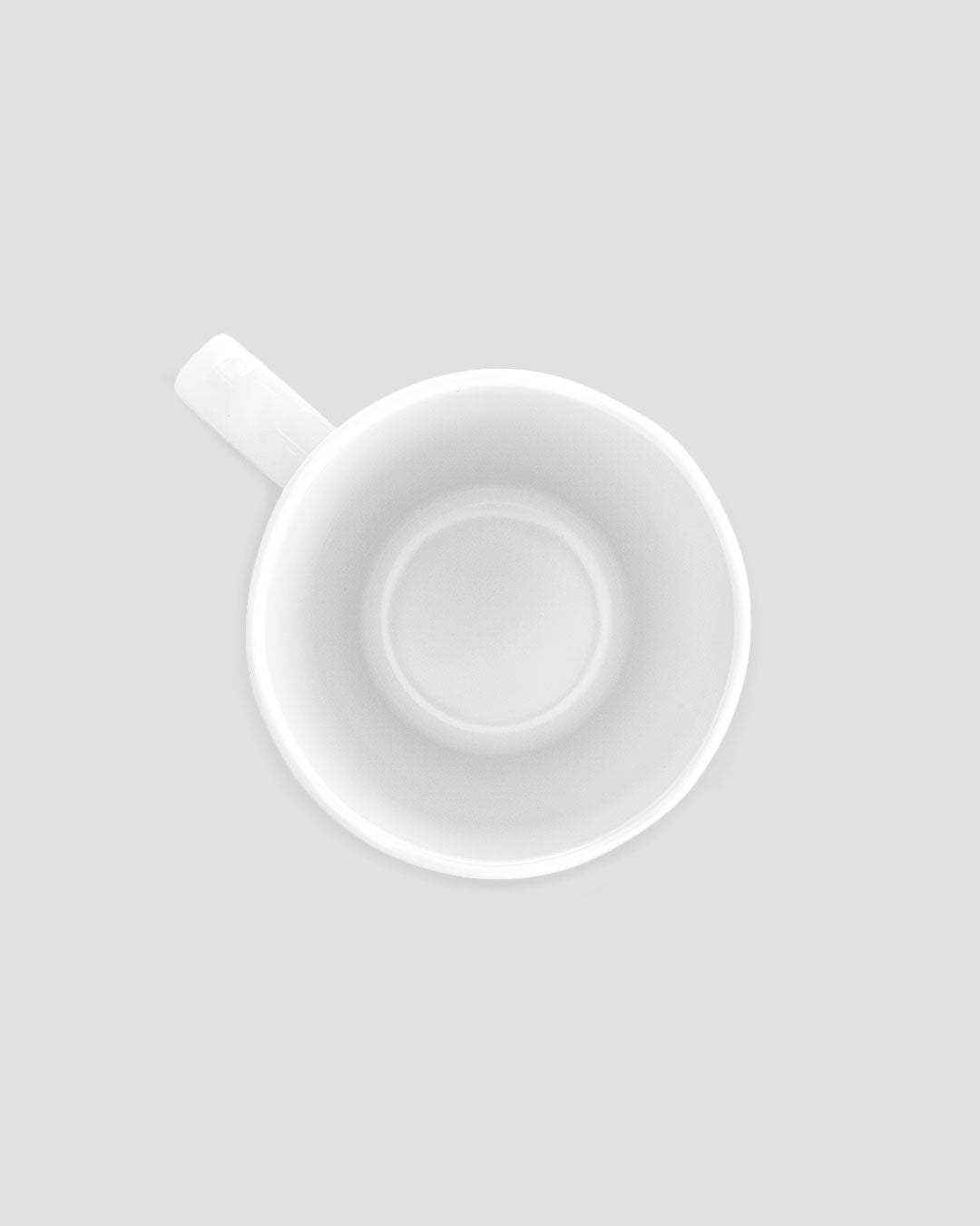 Ruffle White Melamine Mug