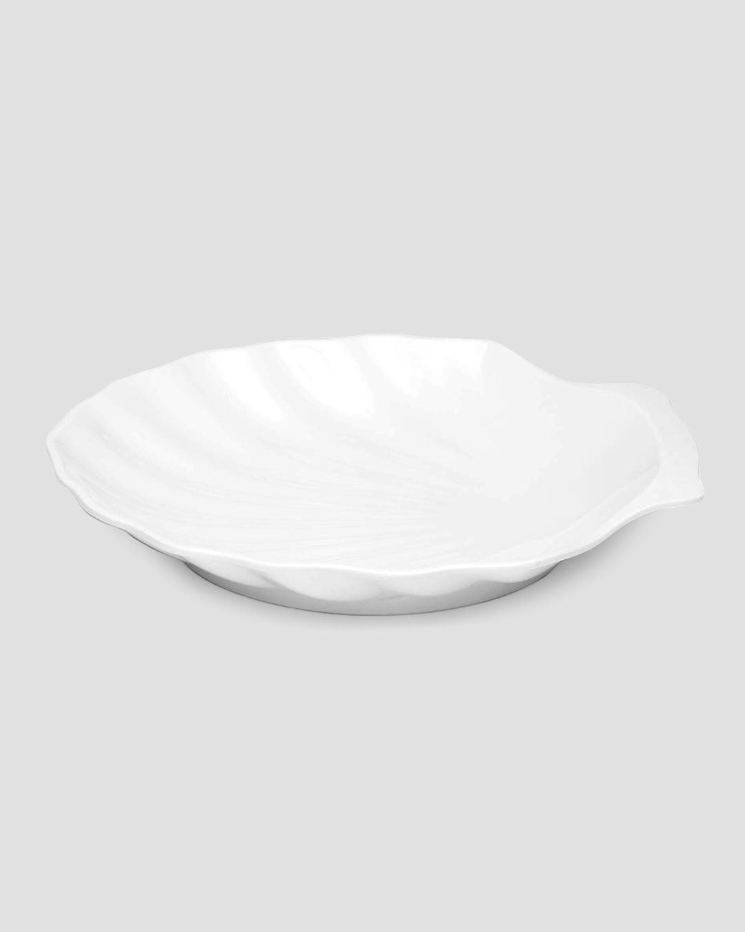 Shell White Melamine Serving Platter
