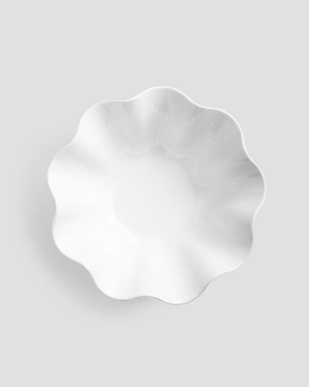 Small White Clam Melamine Serving Platter