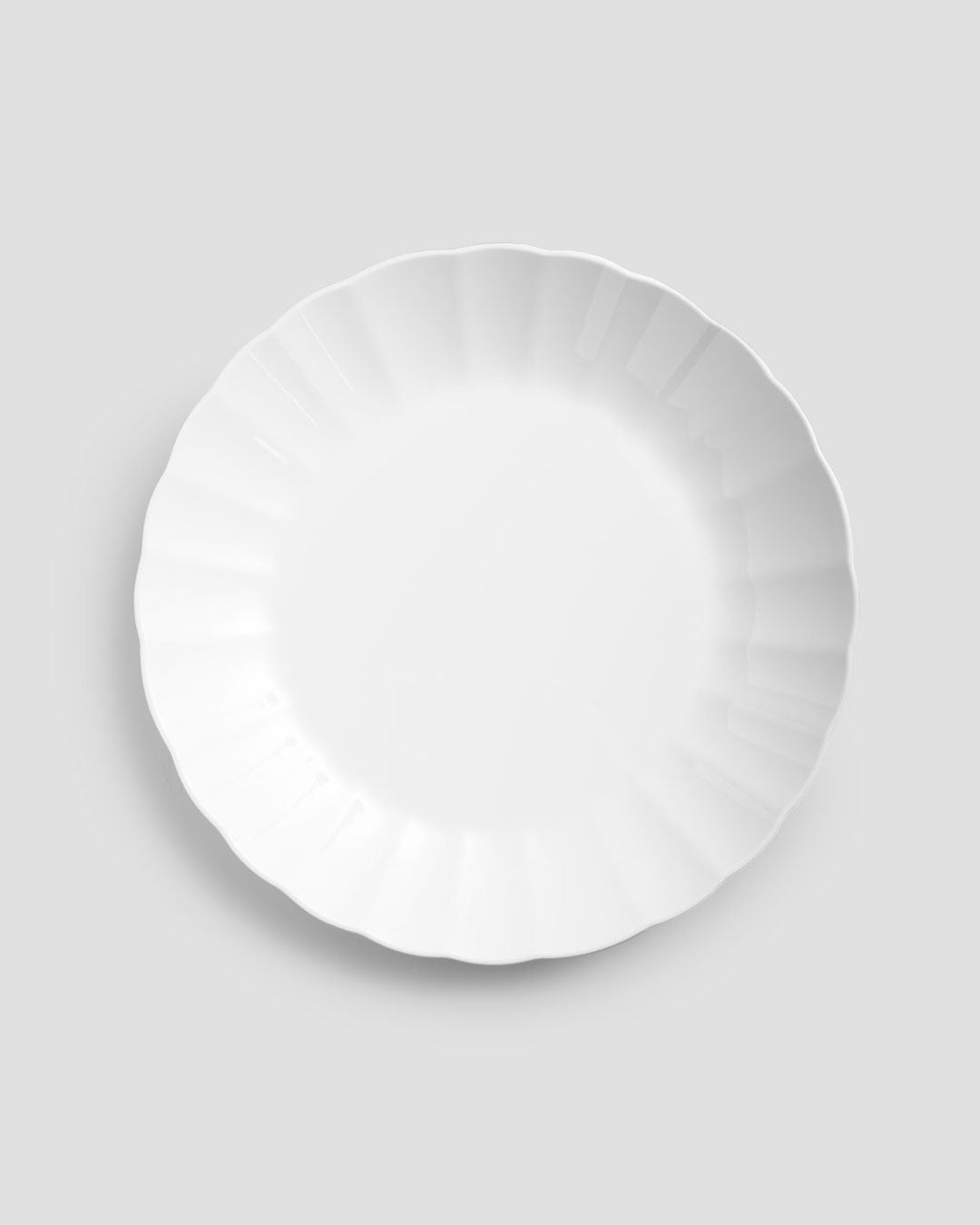 Small White Patio Melamine Serving Platter