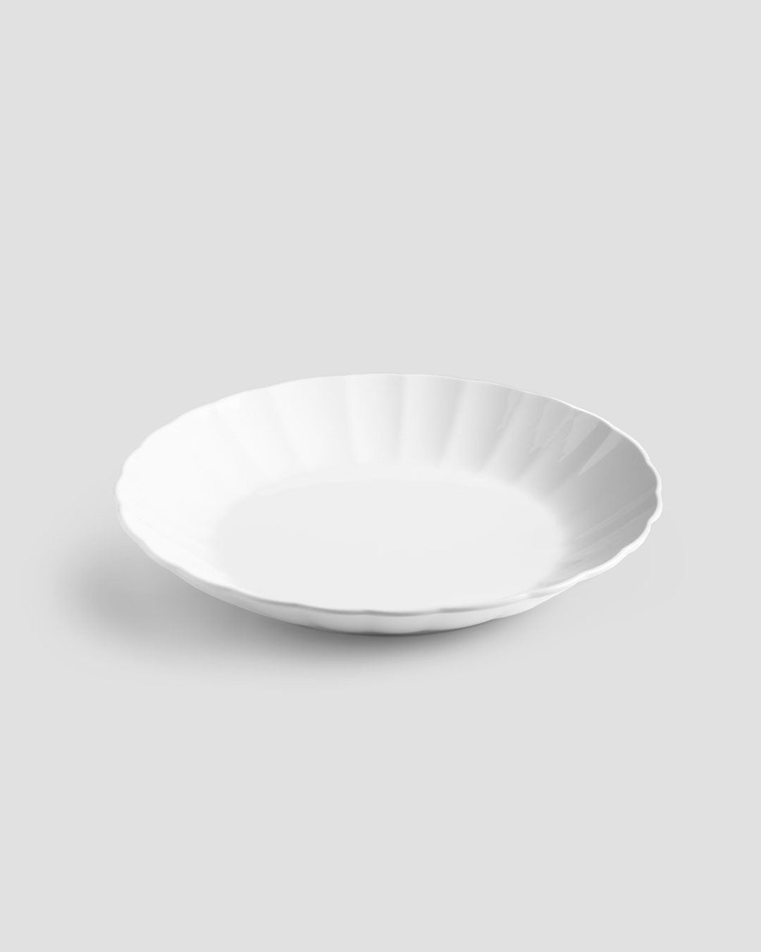 Small White Patio Melamine Serving Platter