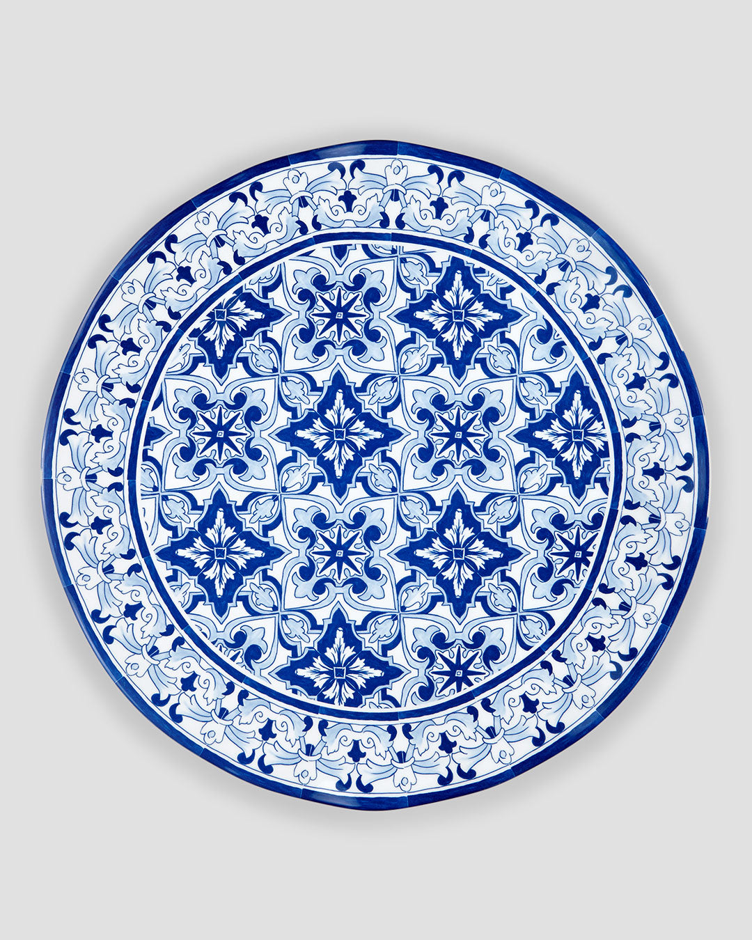 Talavera in Azul Blue Melamine Platter