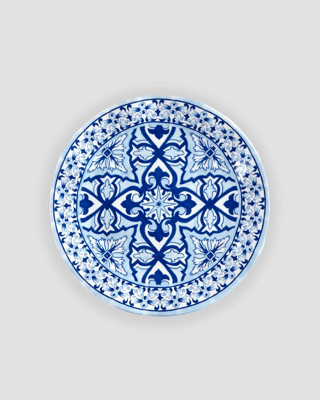 Talavera in Azul Blue Melamine Salad Plate