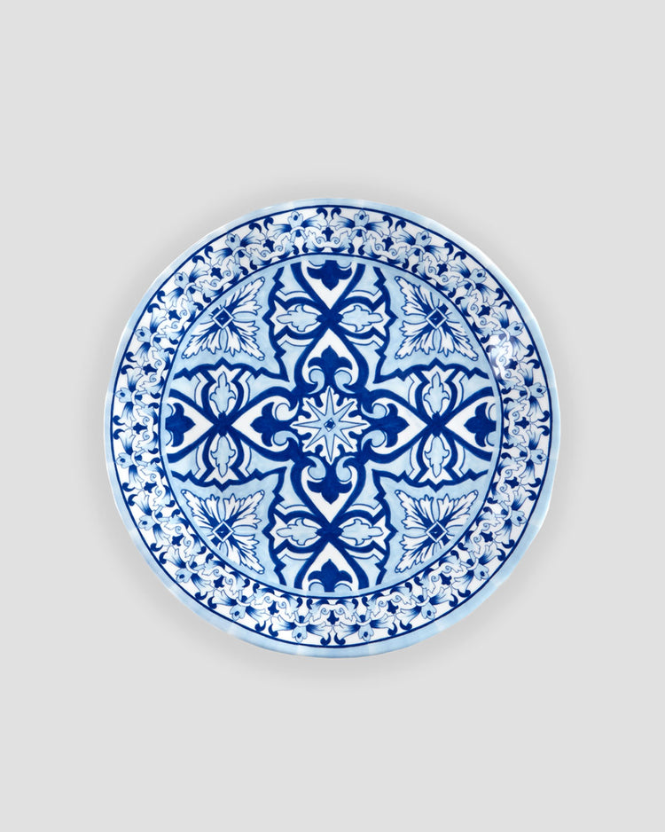 Talavera in Azul Blue Melamine Salad Plate