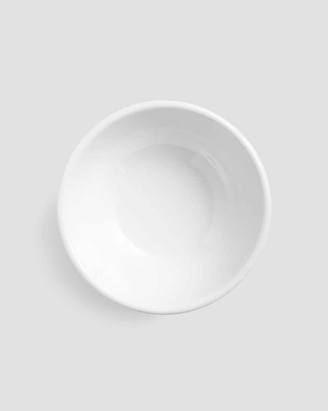 Venetian White Melamine Personal Bowl