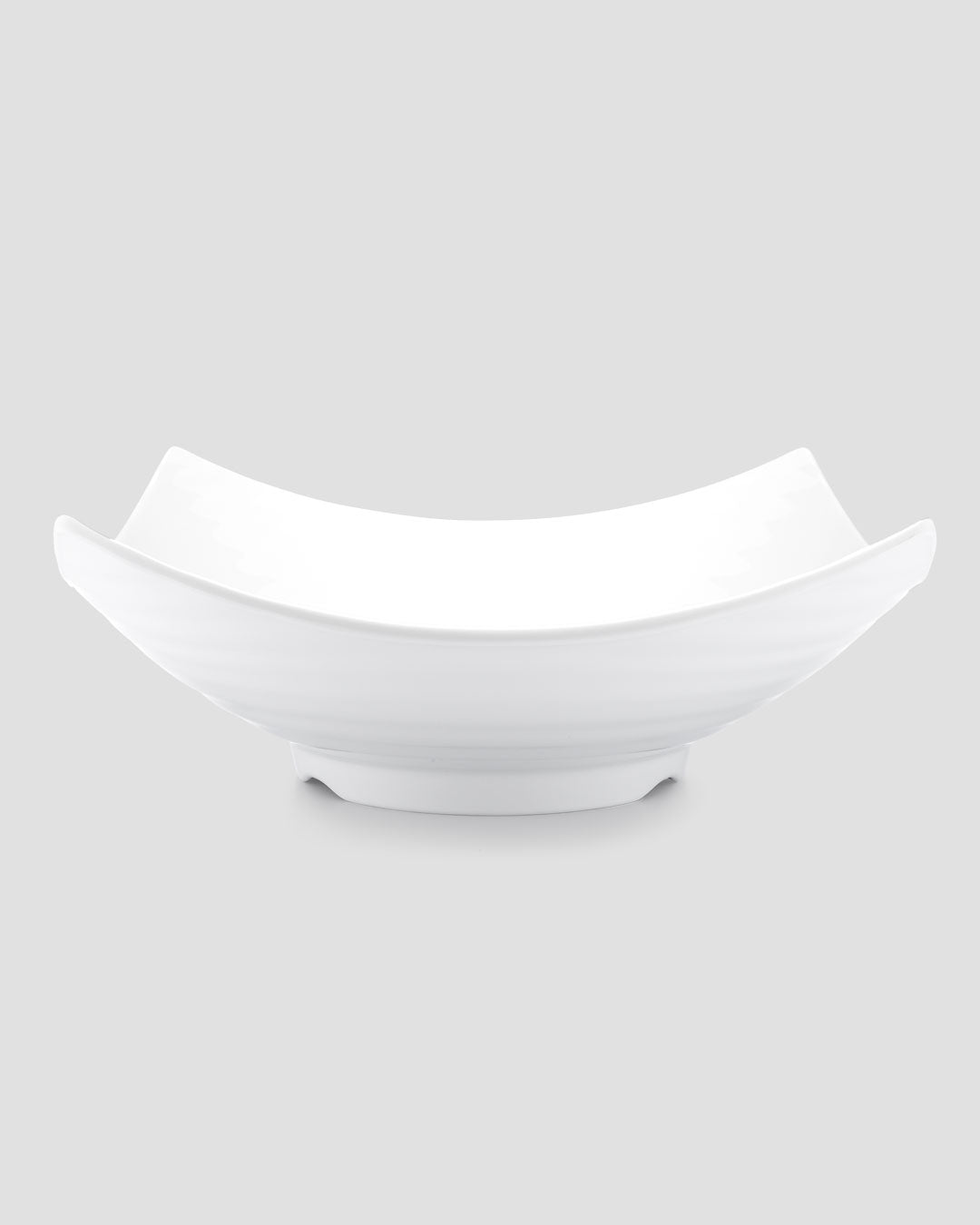 Zen White Melamine Serving Bowl
